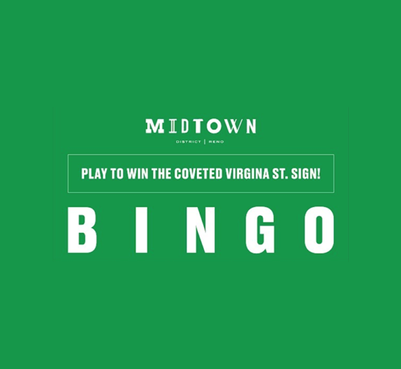 The Reno Midtown District Launches Bingo Game to Support Local Businesses
