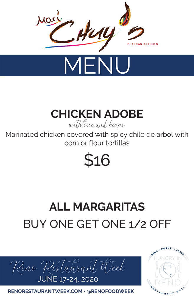 Mari Chuy's menu