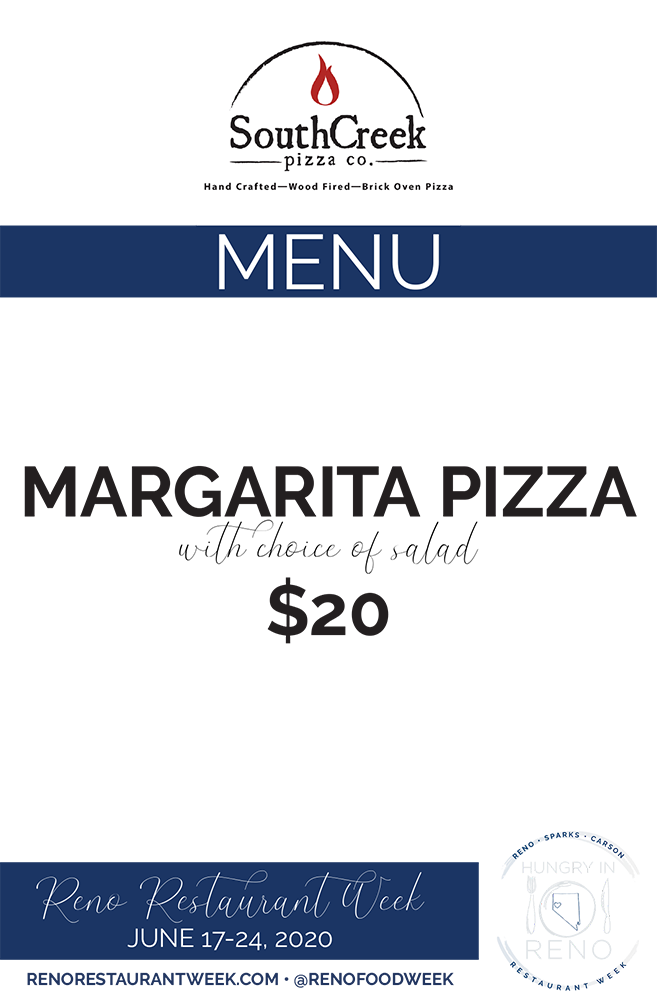 SouthCreek Pizza menu