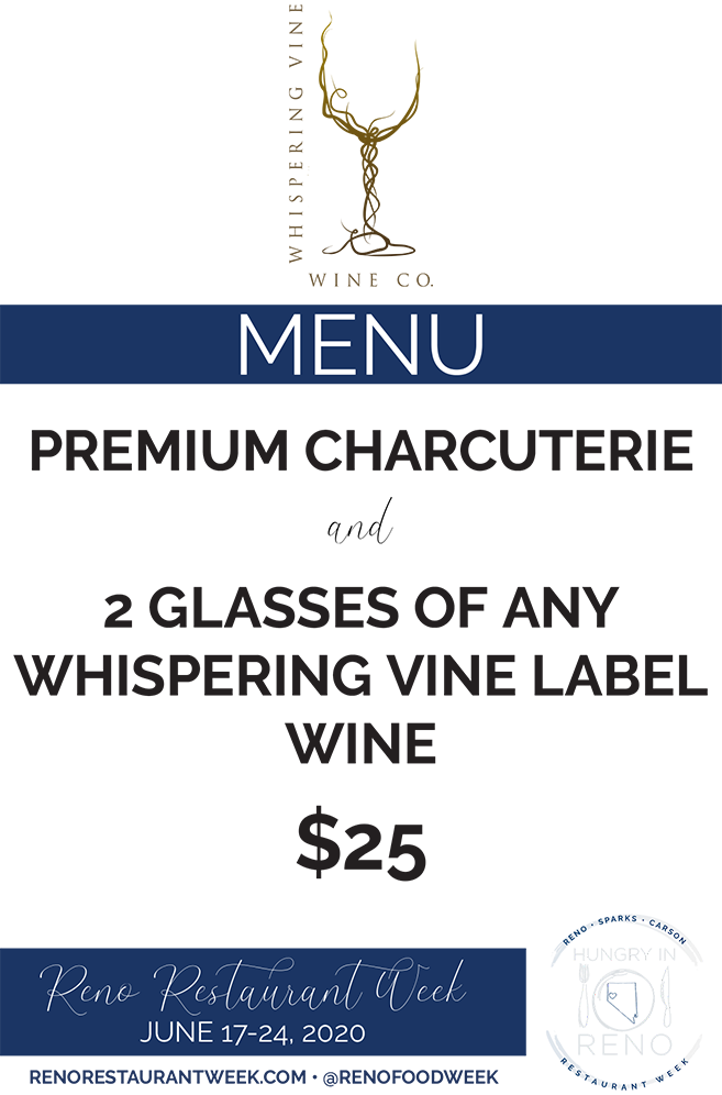 Whispering Vine menu